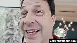 Lesbos Lily Glee And Audrey Hempburne Share Adventures With Older Men!