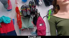 veronica church caught by mall officer for a naughty lesson in the office