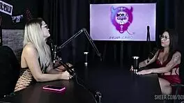 compilados da luciana picchi no bora cast com bruna carlos e matheus caetano - parte 1 watch on sheer red