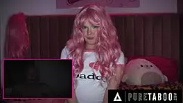 pure taboo 18 yo camgirl coco lovelock gets creampied after catfishing old stepdad 😏