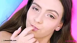 Sweet Teen 18+ Brunette Shows Her Sexy Body