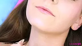 Sweet Teen 18+ Brunette Shows Her Sexy Body