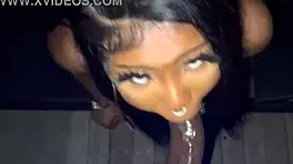 Wet Blowjob with Lots of Cum in Mouth