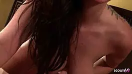 redhead wife big saggy tits first interracial cheating fuck bbc