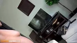 the casting agent fucked the messy ebony amateur