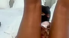 she's a young 18+ whore spreading wet pussy in black lingerie, squirting crazy and dirty