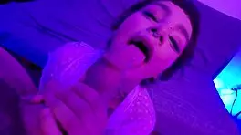 Cute alt teen fucks lucky guy for creamy cum 😋