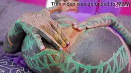 Alternative anal slut enjoys getting filled with big cock and face covered in cum