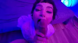 Cute alt teen fucks lucky guy for creamy cum 😋