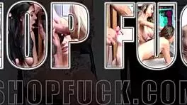 Hey, that naughty teen got caught stealing panties and fucked hard