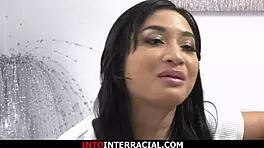 Asian Babysitter Fucked By Big Black Cock