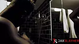 Jax Slayher Stretches Petite Candie Luciani's Ass