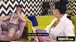 Big natural tits teacher gilf learns a lesson in the dark!