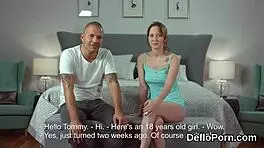 erotic girl opens up wet snatch and loses virginity