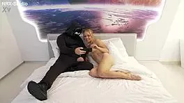 alternative halloween in space with gymnast ella