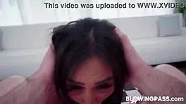 latina loves spitting and throat fucking