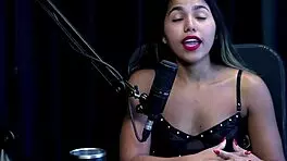 I had a gangbang with brunette in lingerie