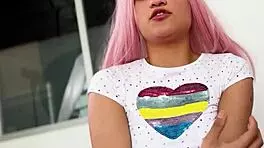 Busty venezuelan fucks very dirty with hunchback 😈