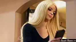 young stepdaughter sucks in sixtynine pose