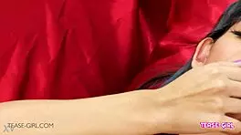 BEAUTIFUL TEEN BRUNETTE DURING CASTING INTERVIEW