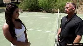 Curvy Teen Rides Stepdad's Huge Cock