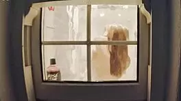 Peeking at Neighbor in Shower