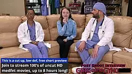 the perv doctor explores serena morgan's petite body in hospital roleplay