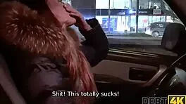 Pretty Debtor Engages In Rough Sex For Cash