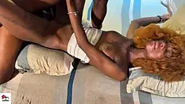 Magiksex1 - young 18+ ghana girl gets her tight pussy fucked intensely in missionary position