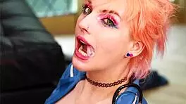 british 18 year old sucks rims gets fucked hard and creampied