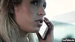 Sexy Blonde Teen 18+ Jumped On A Partners Big Black Dick