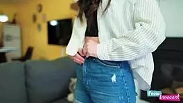 Fresh And Innocent Petite Teen Babe Gets Fucked Over Some Candies