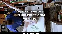 officer demands the teen to suck his cock to leave the store - fuckthief