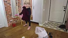 Redhead let her step daddy fuck her tight pussy