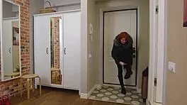 Redhead let her step daddy fuck her tight pussy