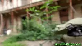 Publicsex Euro Slut Tasting Cum