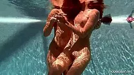 i feel intense underwater passion with serbian and russian lesbos