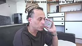 This horny slim Brazilian cutie gets intense anal fucking by huge monster cock!