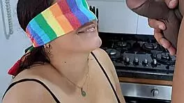 Big Titted Stepmom Delivers Delicious Blowjob Passionately