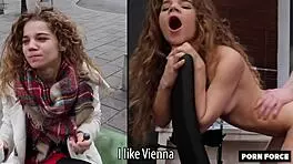 Spare Some Change For Her First Time On Camera