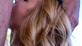 Sweet blonde cheerleader tricked into rough fuck