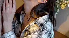 Amateur Pov Of Young Adult Performing Oral Act With Explosive Finish