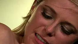 Cindy teases with dildo before mouth cum