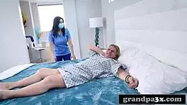 I made an old man's final wish come true as a beautiful young latina nurse