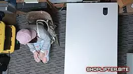 Young Terrified Teen Caught Shoplifting In Store