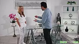 Tommy Pistol Summer Vixen Busty Blonde Teen 18+ Naughty Masseuse Prepare Her Client For A Nuru Experience