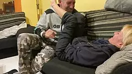 amateur couple fucks passionately at home with blonde and wildspainman