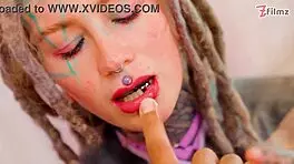 inked babe ass stretched by bbc ends with atm and a facial cumshot