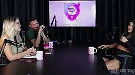 Val Mineirinha's Bora Cast Compilations with Bruna Carlos on Sheer Red