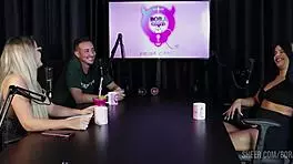 Val Mineirinha's Bora Cast Compilations with Bruna Carlos on Sheer Red